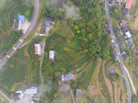 Autumn scenery in Enshi Tujia and Miao Autonomous Prefecture, Hubeiの写真素材
