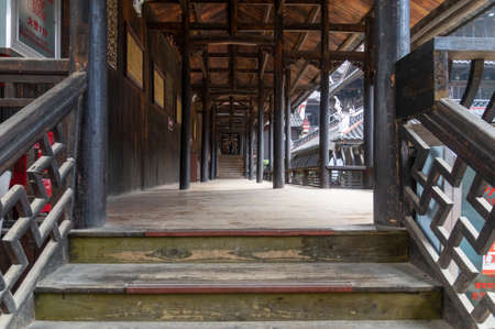 Scenery of Enshi Tusi City Ruins Scenic Spot, Hubeiの写真素材