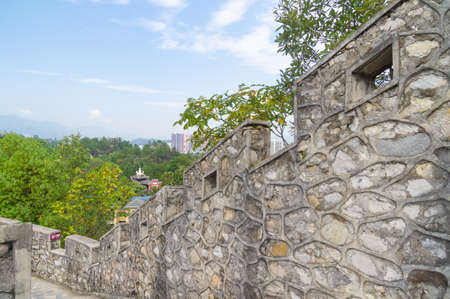 Scenery of Enshi Tusi City Ruins Scenic Spot, Hubeiの写真素材
