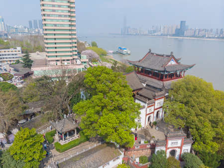 Scenery of Qingchuan Pavilion Park in Hanyang, Wuhan, Hubei