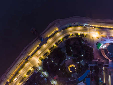 Wuhan city skyline scenery in Hubeiの写真素材