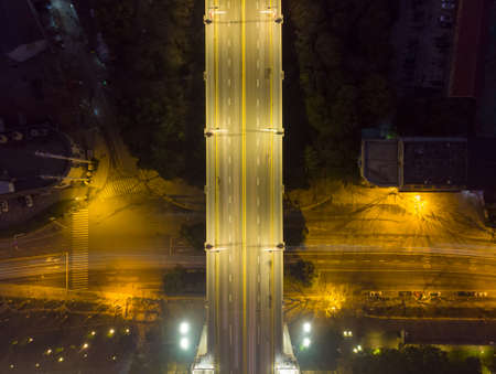 Wuhan city skyline scenery in Hubei