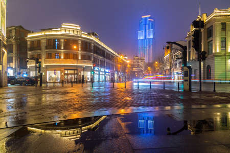 Wuhan city skyline scenery in Hubeiのeditorial素材