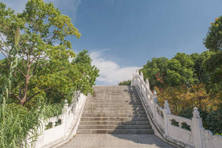 Summer scenery of Hubei Wuhan Garden Expo Parkの写真素材