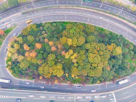 Early winter scenery of Wuhan city, Hubeiの写真素材