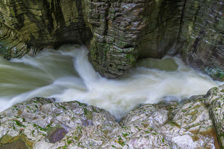 Autumn scenery in the Dixin Valley Scenic Area of Jianshi, Enshi, Hubeiの写真素材