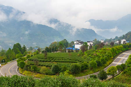 Autumn scenery in Enshi Tujia and Miao Autonomous Prefecture, Hubeiの写真素材