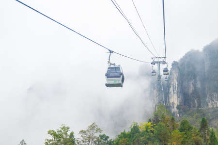 Autumn scenery of Enshi Grand Canyon Scenic Area, Hubeiのeditorial素材