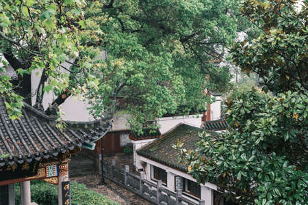 Scenery of Qingchuan Pavilion Park in Hanyang, Wuhan, Hubeiのeditorial素材