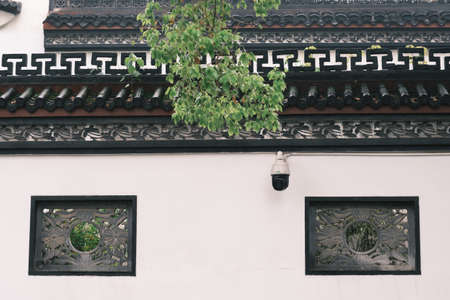 Scenery of Qingchuan Pavilion Park in Hanyang, Wuhan, Hubeiのeditorial素材