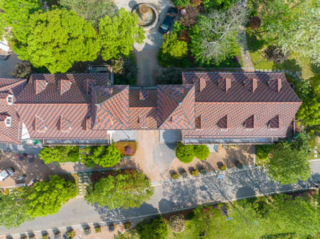 Scenery of Huabohui Park in Wuhan, Hubeiのeditorial素材
