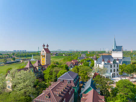 Scenery of Huabohui Park in Wuhan, Hubeiのeditorial素材