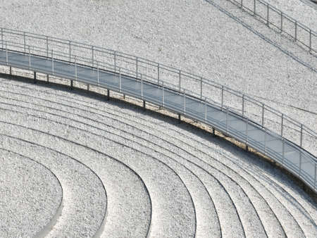 Landscape of Qintai Art Museum in Yuehu Scenic Area, Wuhan, Hubeiのeditorial素材