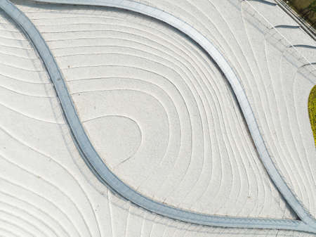 Landscape of Qintai Art Museum in Yuehu Scenic Area, Wuhan, Hubeiのeditorial素材