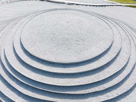 Landscape of Qintai Art Museum in Yuehu Scenic Area, Wuhan, Hubeiのeditorial素材