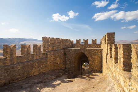 Sperlinga, Sicily Italy - 09 25 2026: a castle on a rock in one of the most beautiful Italian borgo village.のeditorial素材