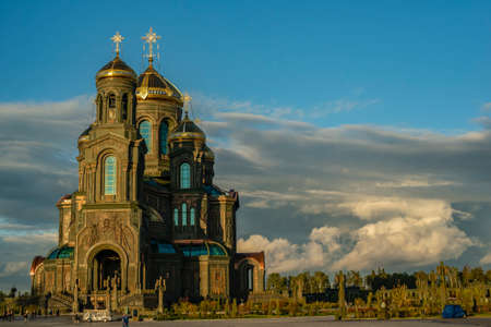 Park Patriot, Moscow region, Russia - August 30, 2020: Main Cathedral of the Armed Forces of Russiaのeditorial素材