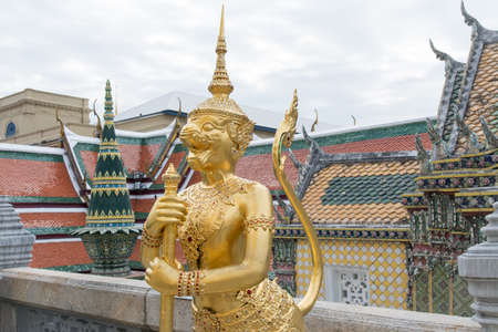 Thai Style Sculpture at Grand Palaceのeditorial素材