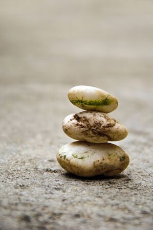 Vertical stonesの写真素材