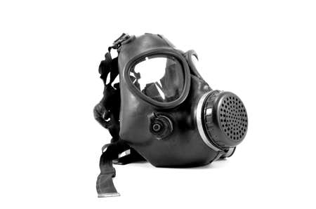 gas mask isolated on white backgroundの写真素材
