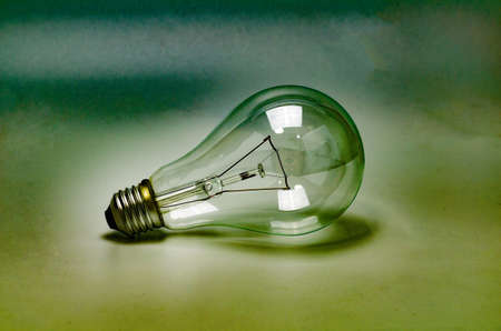 Light bulb vintage style on old scene