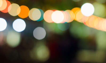 Blurred bokeh festive lights abstract background