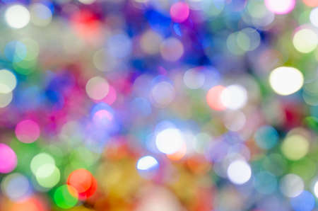 Blurred bokeh festive lights abstract background