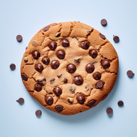 The One Chocolate Chip Cookie,Single chocolate chip cookieの素材