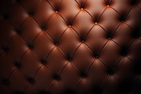 Red-brown luxurious leather backdrop.の素材