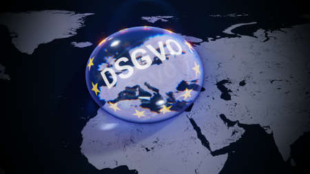 ePrivacy DSGVO Europe EU GDPRの写真素材