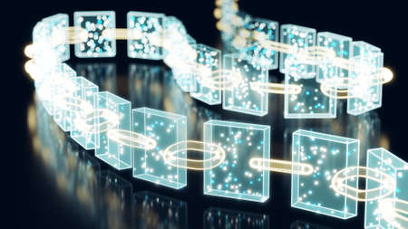 Blockchain Crypto Currencyのeditorial素材