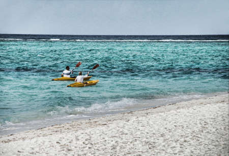 Kayakingの写真素材