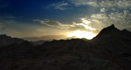 Sahara Sunsetの写真素材