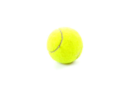 Isolated shot of a tennis ballの写真素材