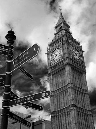 Big Ben & signpost