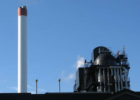 Factory for recycling of chemicals.