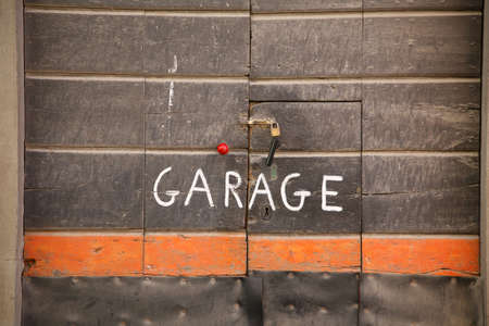 Italian garage.の写真素材