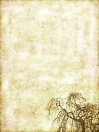 Retro greeting card with copyspace for text on grunge background.の写真素材