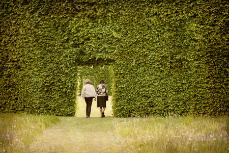 Artistic work of my own in retro style - Postcard from Denmark. - Entrance