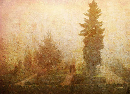 Like an old Japanese print. More of my photos worked together to make a retro dreamlike look. Foggy...