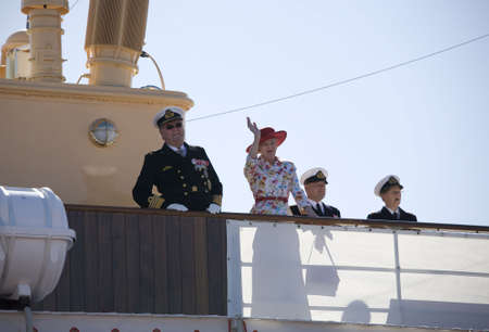 Nyborg, Denmark June 2: H M Queen Margrethe the 2nd of Denmark and her husband H R H Prince Henrik...