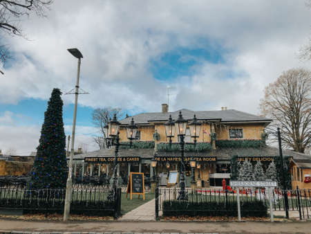 De La Haye Cafe Tea room in Bourton on the Waterのeditorial素材