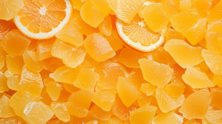 Halves of citrus background. Cut fresh fruits.の素材