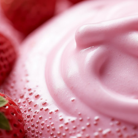 In Creamy Harmony. Strawberry in Liquid Dreamの素材