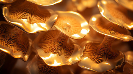 Market Mushroom Marvels in Close-Upの素材