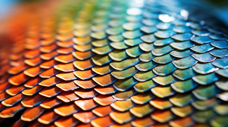 Salmon Skin Close-Up. A Texture Adventureの素材