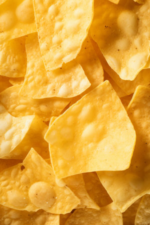 Top-Down Treat. Tortilla Chips Displayの素材