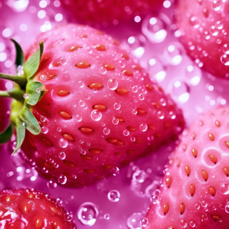 Morning Magic. Strawberries and Tasty Yogurtの素材