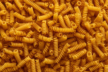 Top-View Pasta Magic. Ready for Some Cooking Fun.の素材