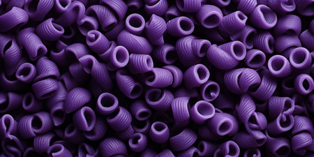 Violet Pasta Bliss. Wholemeal Macaroni Magicの素材